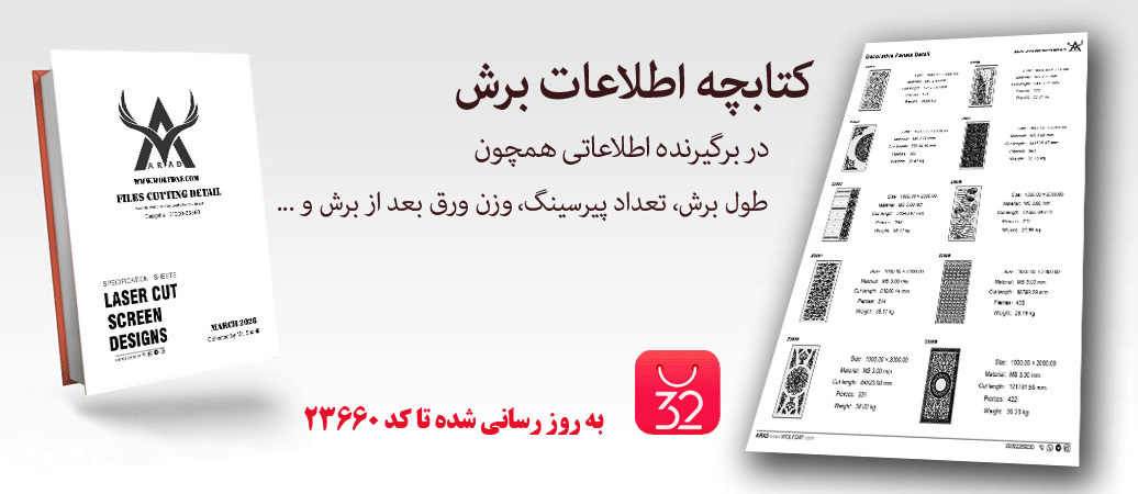 کتابچه اطلاعات برش