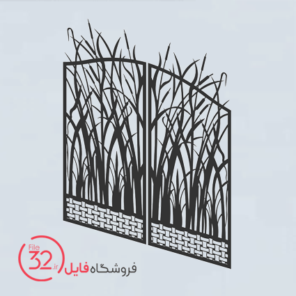 فایل برش درب ویلایی کد 2003