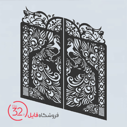 فایل برش درب ویلایی کد 2014