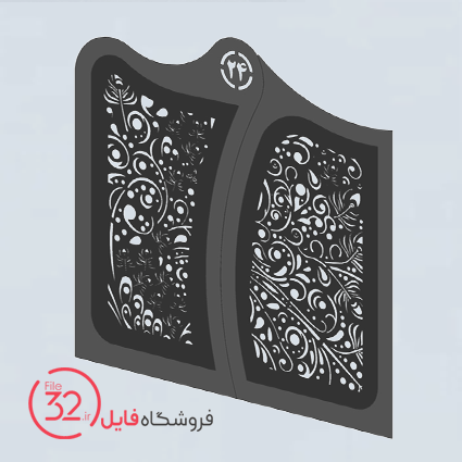 فایل برش درب ویلایی کد 2016