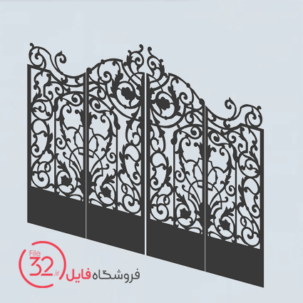 فایل برش درب ویلایی کد 2025