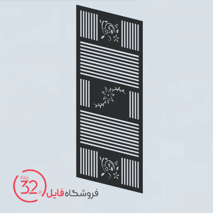 فایل برش پنل فلزی 23003