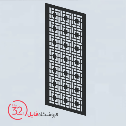 فایل برش پنل فلزی 23006