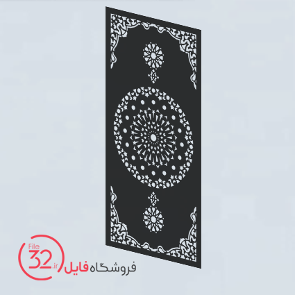 فایل برش پنل فلزی 23008