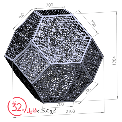 فایل برش لیزر المان شهری E001