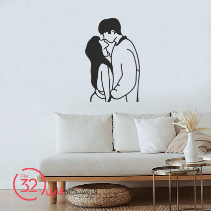 فایل برش دیوارکوب عاشقانه 274