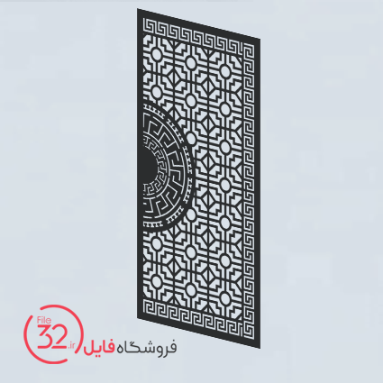 فایل برش پنل فلزی 23502