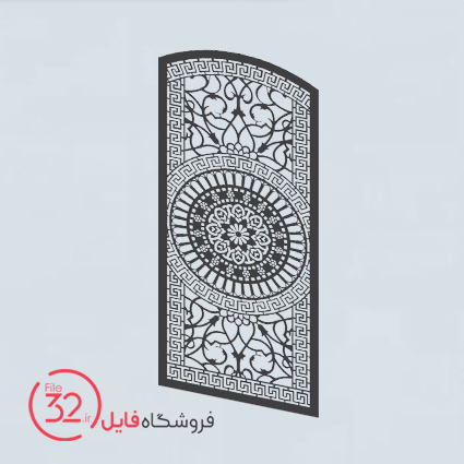 فایل برش درب ویلایی کد 2047