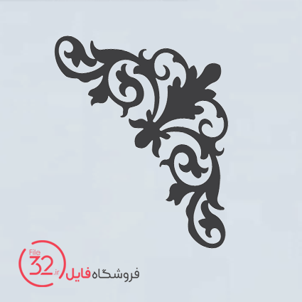فایل برش قطعه لچکی 140